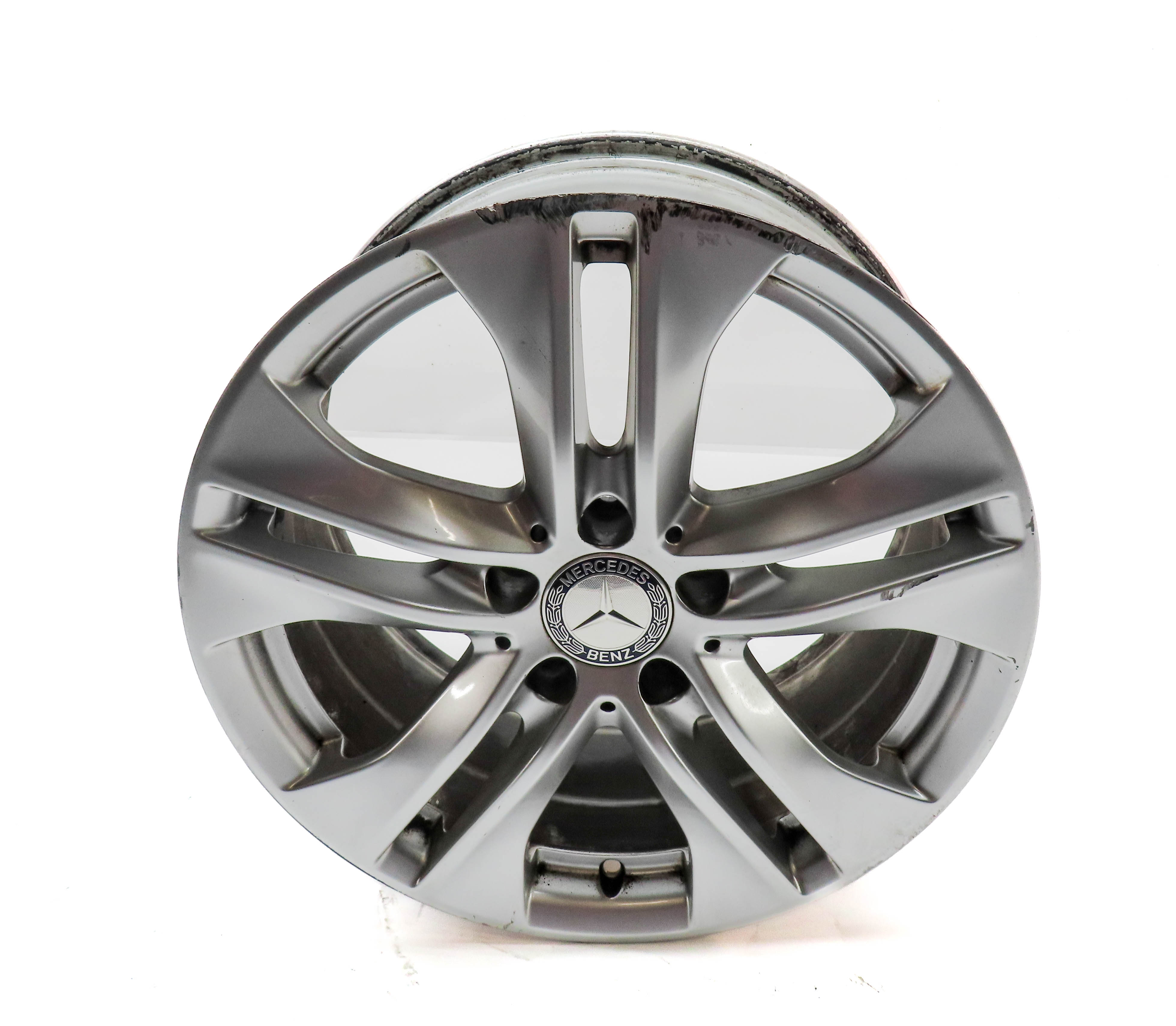10-11 MERCEDES E350 E550 (W212) 17X8 10 SPOKE 5 PAIR ALUMINUM WHEEL RIM — exact item pictured
